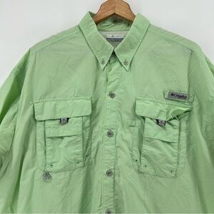 Columbia PFG Mens XL Fishing Shirt Omni Shade Mesh Sun Outdoors Lightweight